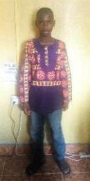 A picture of Sierra Leone orphan Mohamed Kamara