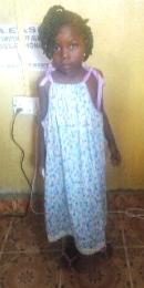 A picture of Sierra Leone orphan Maginty Bockarie