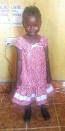 A picture of Sierra Leone orphan Mary Kamara